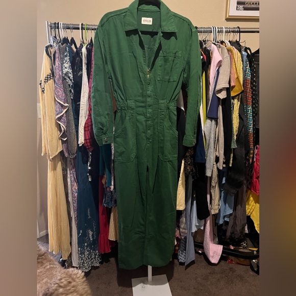 NWT ETICA Kingsley Utility Jumpsuit in Juniper, Various Sizes - Picture 4 of 8